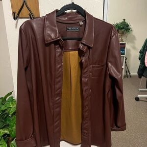 Bagatelle Women's Brown pLeather Jacket